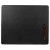 Black Leather Conference Table Pad, 17 x 14